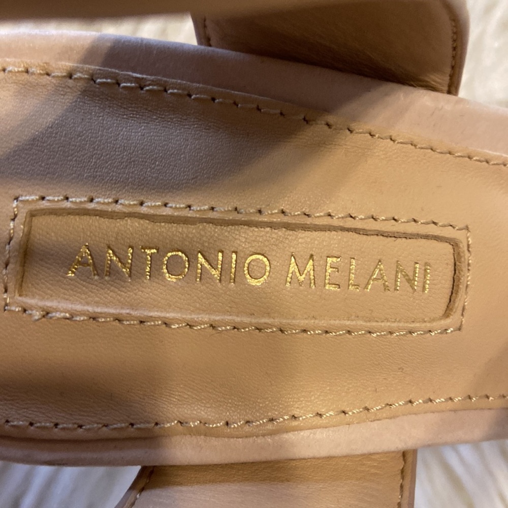Antonio Melani leather sole sandals size 5M excellent condition see photos - Picture 4 of 12